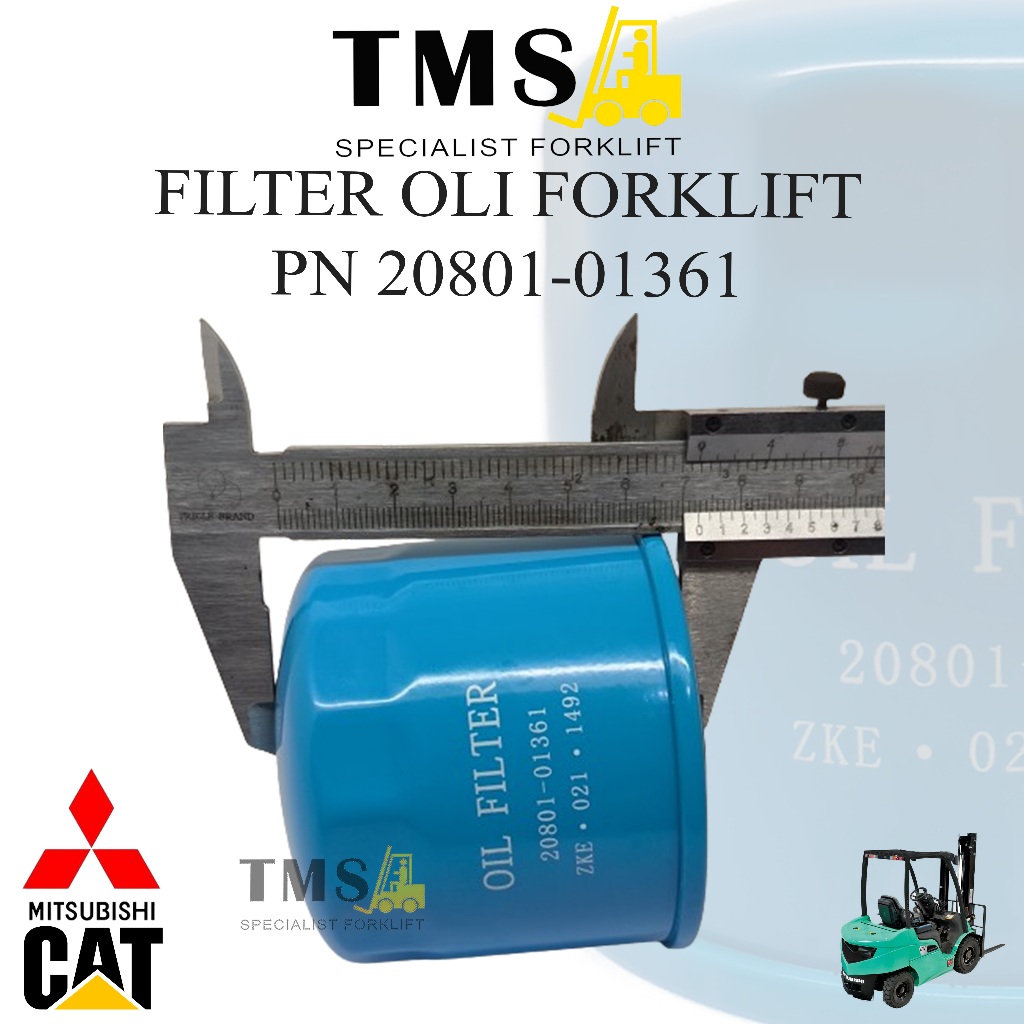 Filter Oli Mitsubishi Forklift Grendia FG20-30 2 Ton 20801-01361 - Gambar 5