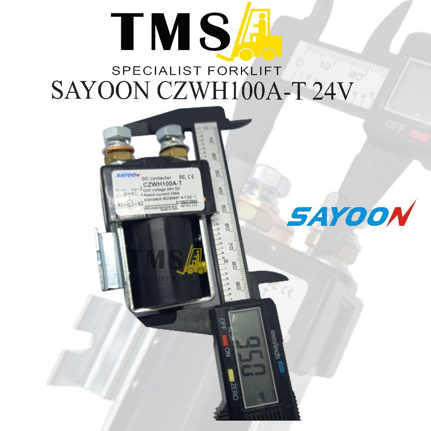 Sayoon Contactor SW85 CZWH100A-T 100A 24V Eletric Forklift CZWH - Gambar 6