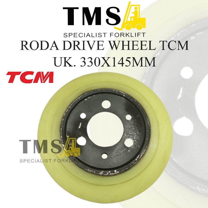TCM Forklift Roda Drive Wheel Reach Truck 330x145 FRB10 - FRB18