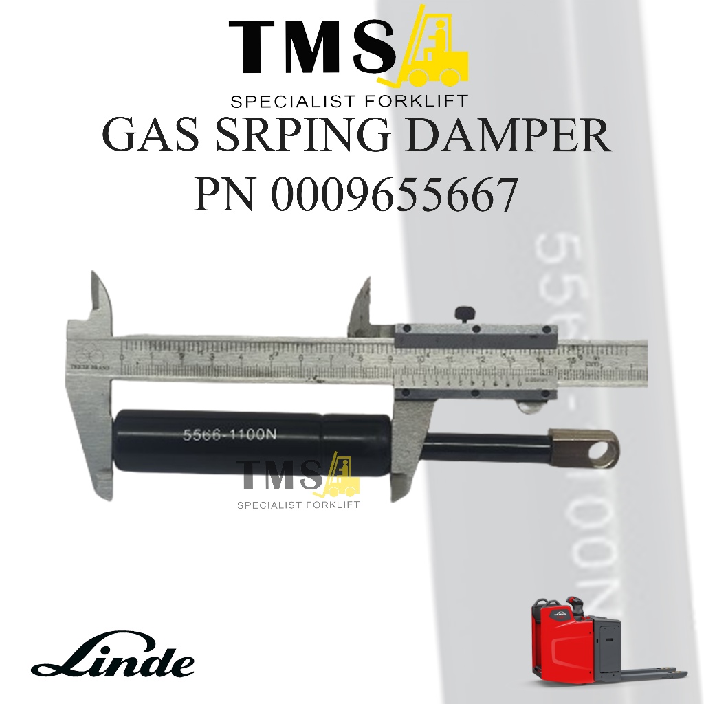 Damper Gas Spring 0009655667 Linde Forklift Pallet Truck - Gambar 2