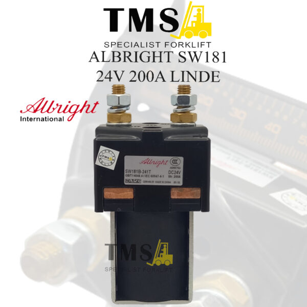 Albright SW181 Contactor For Forklift Eletric Linde 24V 200A DC
