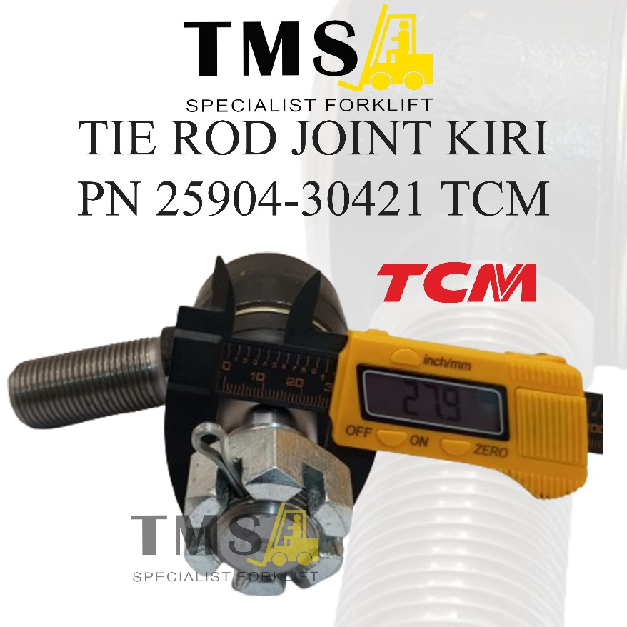 Tie Rod Ball Joint 25904-30421 TCM Forklift FD70 Kiri LEFT - Gambar 4