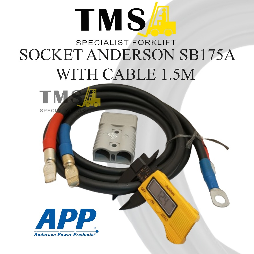 Anderson REMA SB175A Socket Battery for Forklift With Cable 1.5M - Gambar 3