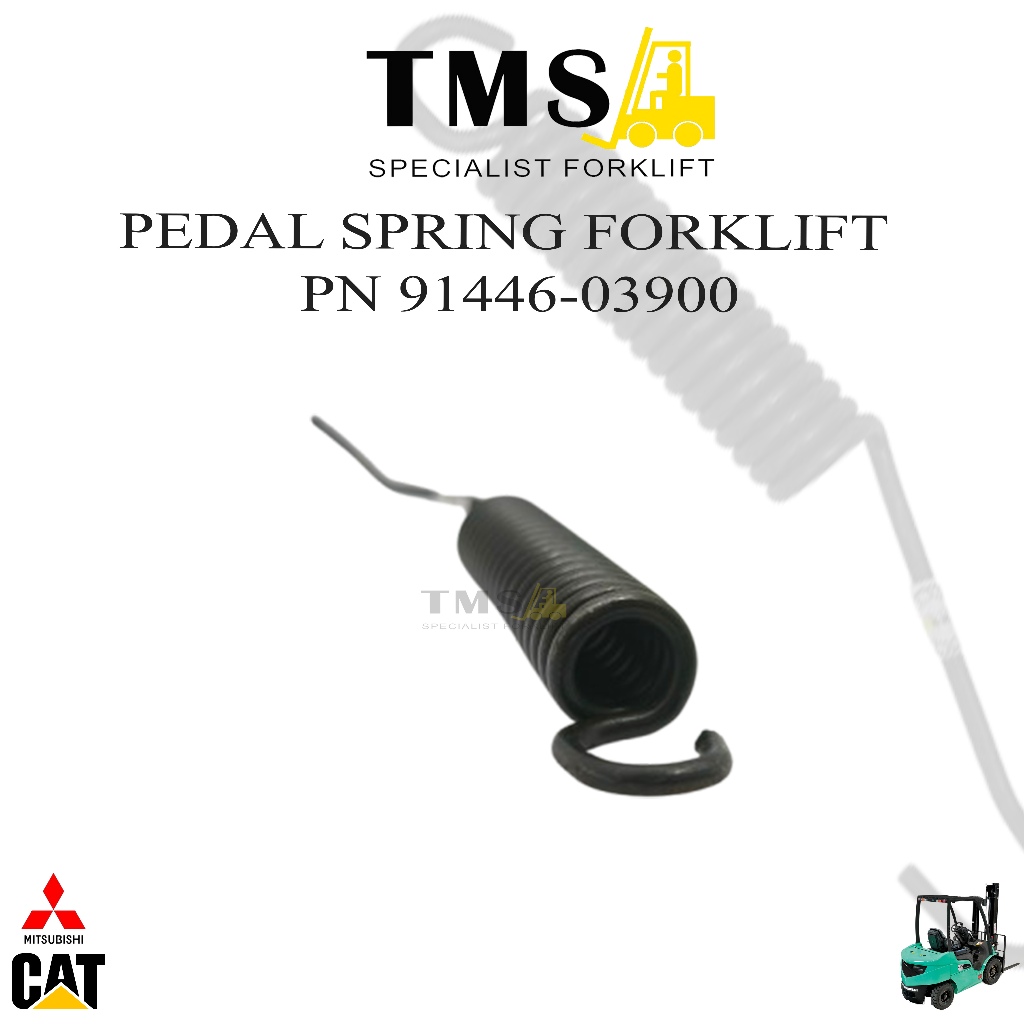 Brake Spring Mitsubishi 91446-03900 Pedal Spring Forklift Counterbalance FD30 - Gambar 2