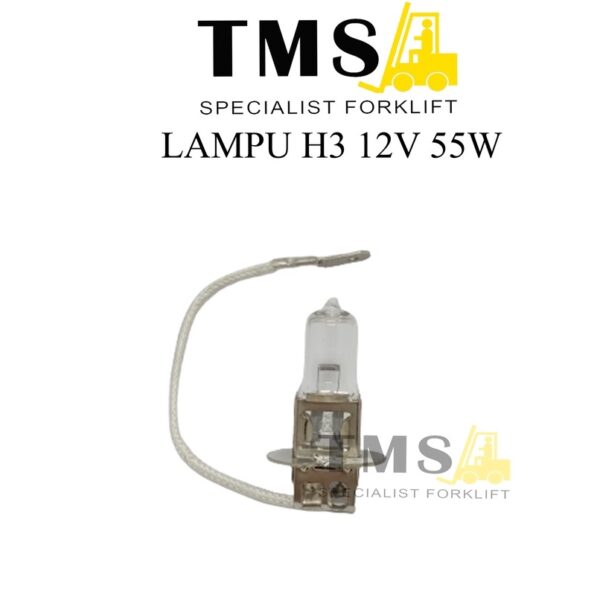 Lampu H3 12V 55W For Forklift Head Lamp Kabel