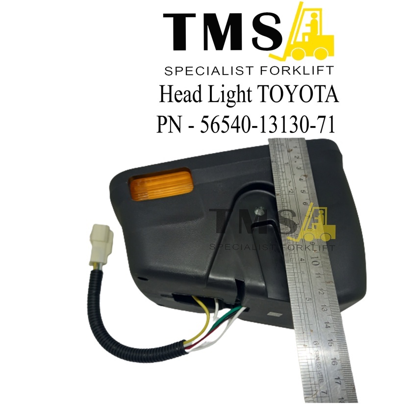 Head Light 48V PN 56540-13130-71 Lampu Forklift Toyota 7FB/8FB15-30 - Gambar 7