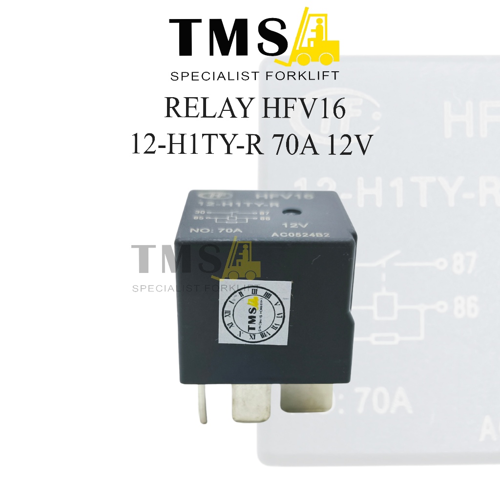 Relay HFV16 12-H1TY-R 70A 12V 4 Pin - Gambar 3