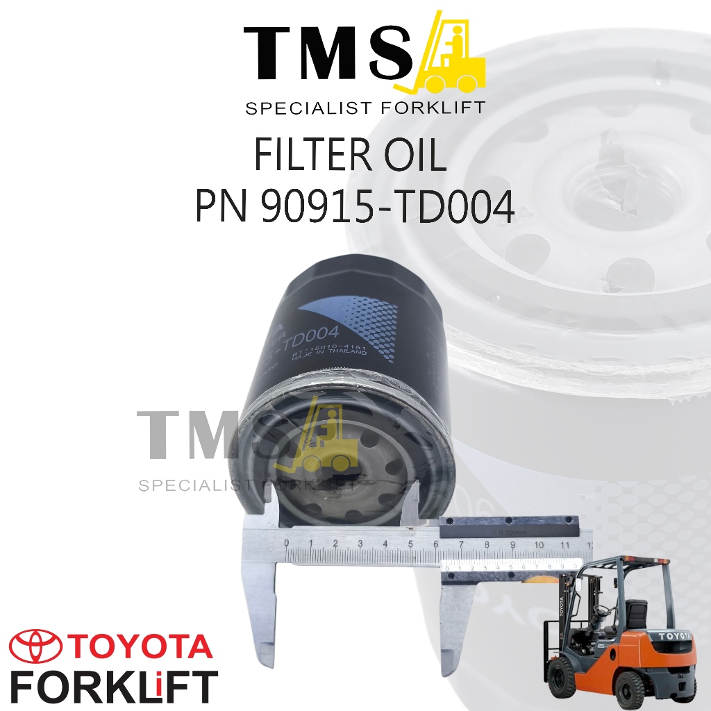 Part Number 90915-TD004 Oil Filter Forklift – Filter Oli Mesin Compatible Toyota Diesel - Gambar 4