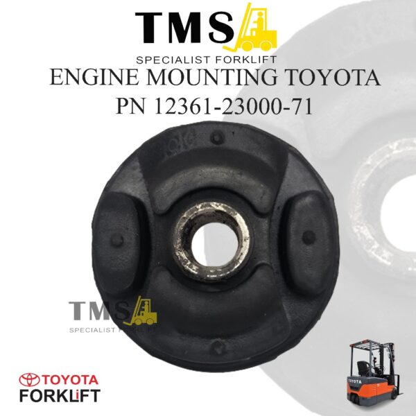 Engine Mounting 12361- 23000-71 Toyota Counter Balance 5FD 2.5 Ton Parts Forklift