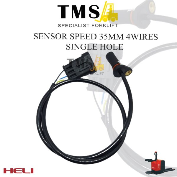 Sensor Speed Heli Forklift Single Hole Ukuran Diameter 35mm 4 wires