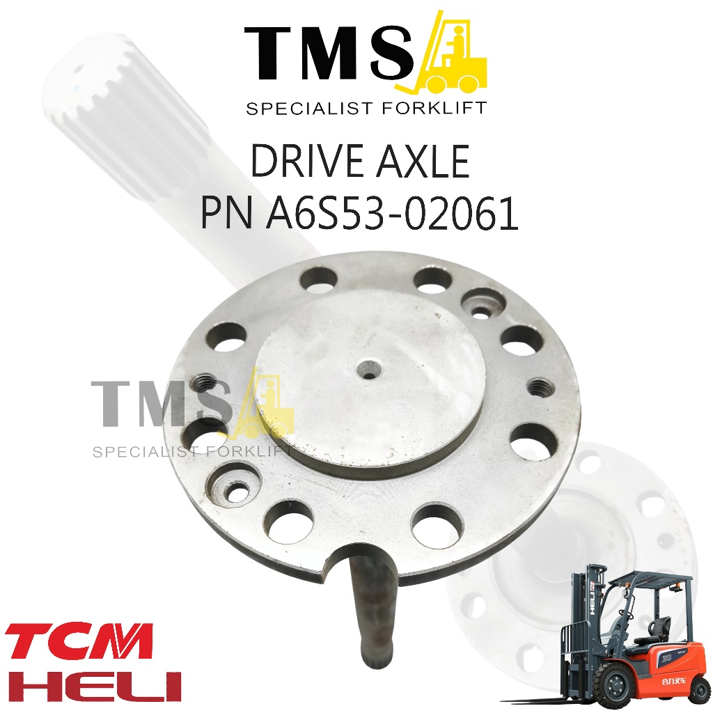 Drive Axle Forklift Part Number A6S53-02061 Heavy Duty – As Roda Gardan Forklift TCM / HELI - Gambar 5