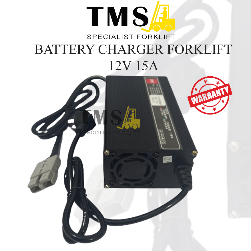 Battery Charger Forklift Eletric Battery 12V 15A Casan Forklift Pallet - Gambar 5