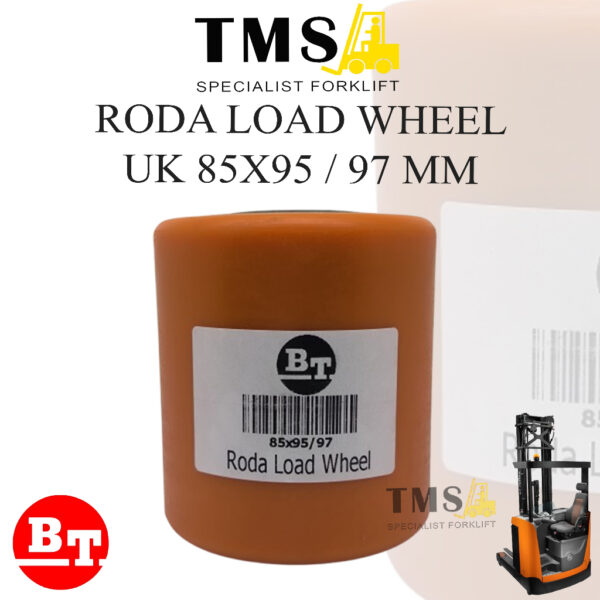 Roda Pallet Mover 85x95 MM Load Wheel BT Toyota Electric Forklift