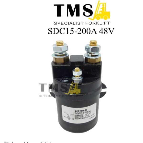 Contactor SDC15-200A 48V DC Contactors Selenoid Normally Open Forklift