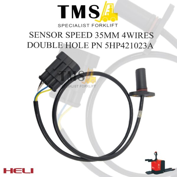 Sensor Speed 5HP421023A  Heli Forklift Double Hole Ukuran Diameter 35mm 4 wires