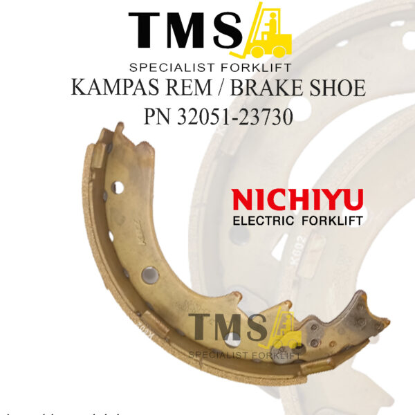 Kampas Rem Forklift Nichiyu 32051-23730 FB20-FB25 Brake Shoe Electric