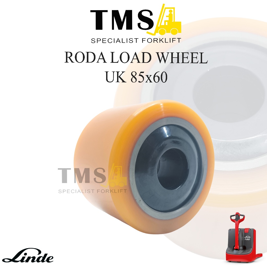 Roda Load Wheel Pallet Mover Stacker Hand Stacker 85x60 Forklift LINDE - Gambar 3