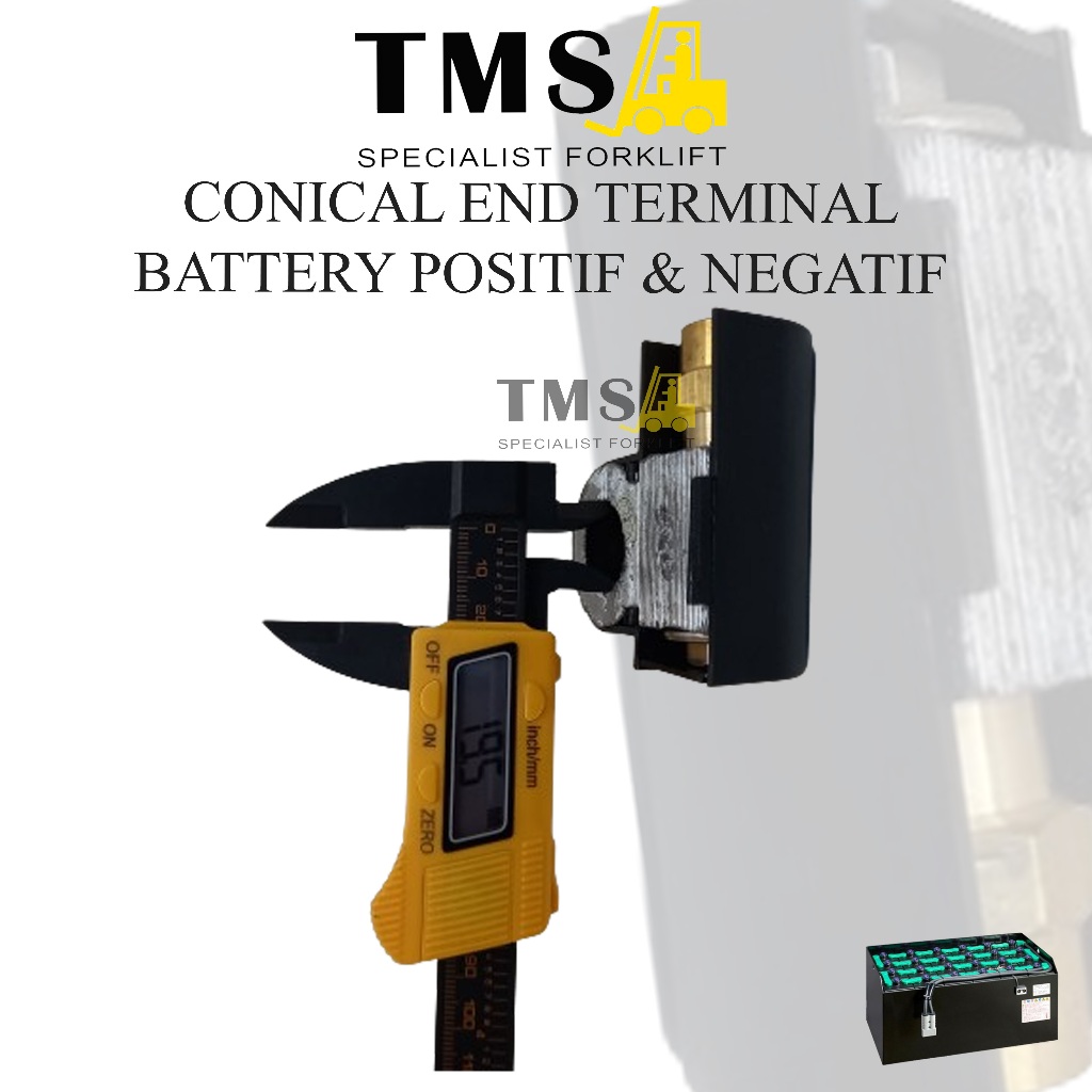 Conical End Terminal Battery Forklift Positif & Negatif 14258336 / 14258337 - Gambar 6