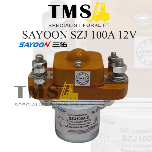 Sayoon Contactor SZJ100A-D MJZ100A 12V NO SZJ ZJ Forklift Kontaktor