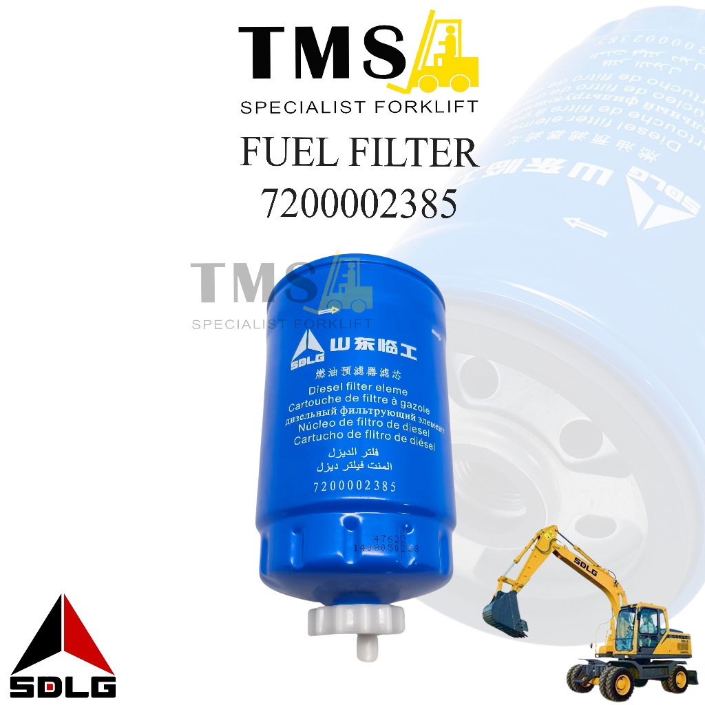 Fuel Filter Filter Solar Weichai 7200002385 1000700909 Excavator - Gambar 4