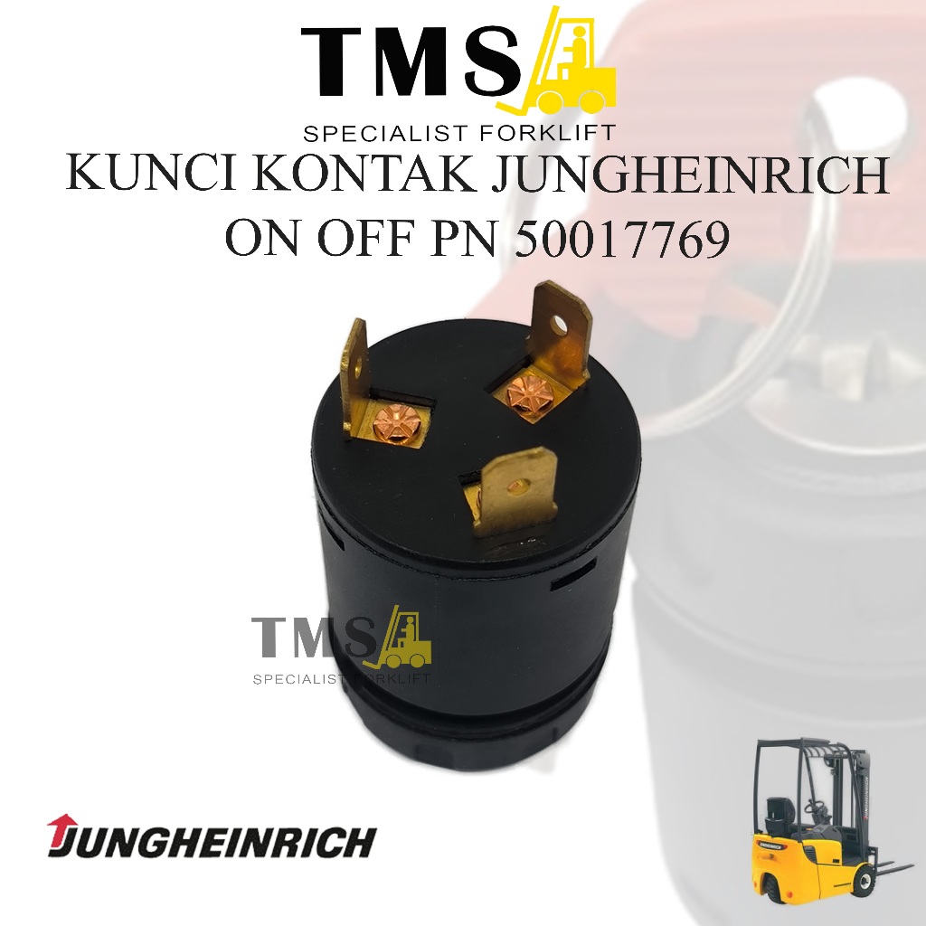 Kunci Kontak Forklift Jungheinrich 50017769 Reachtruck Switch Ignition Switch On Off Counter Balance - Gambar 2