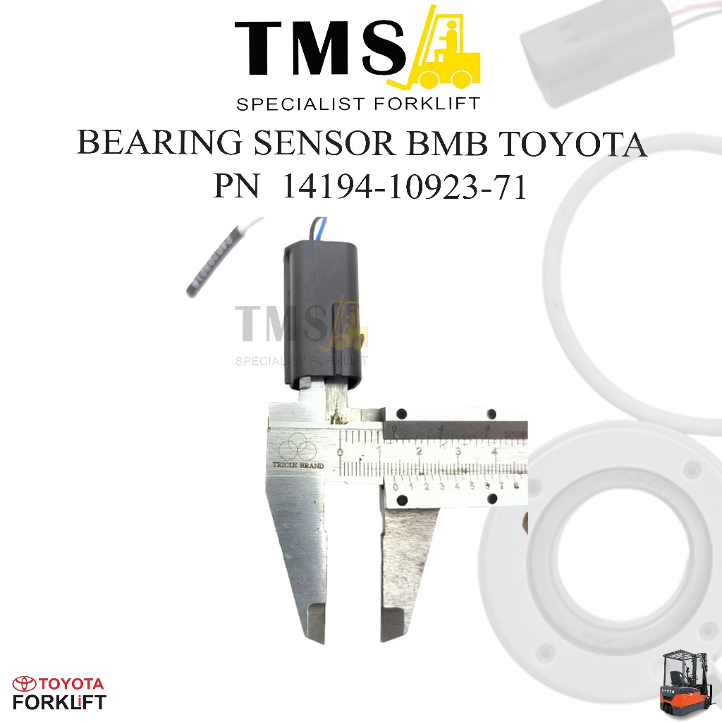 Bearing Sensor BMB-6022E Speed Encoder 14194-10923-71 Forklift Toyota 7FB - Gambar 3