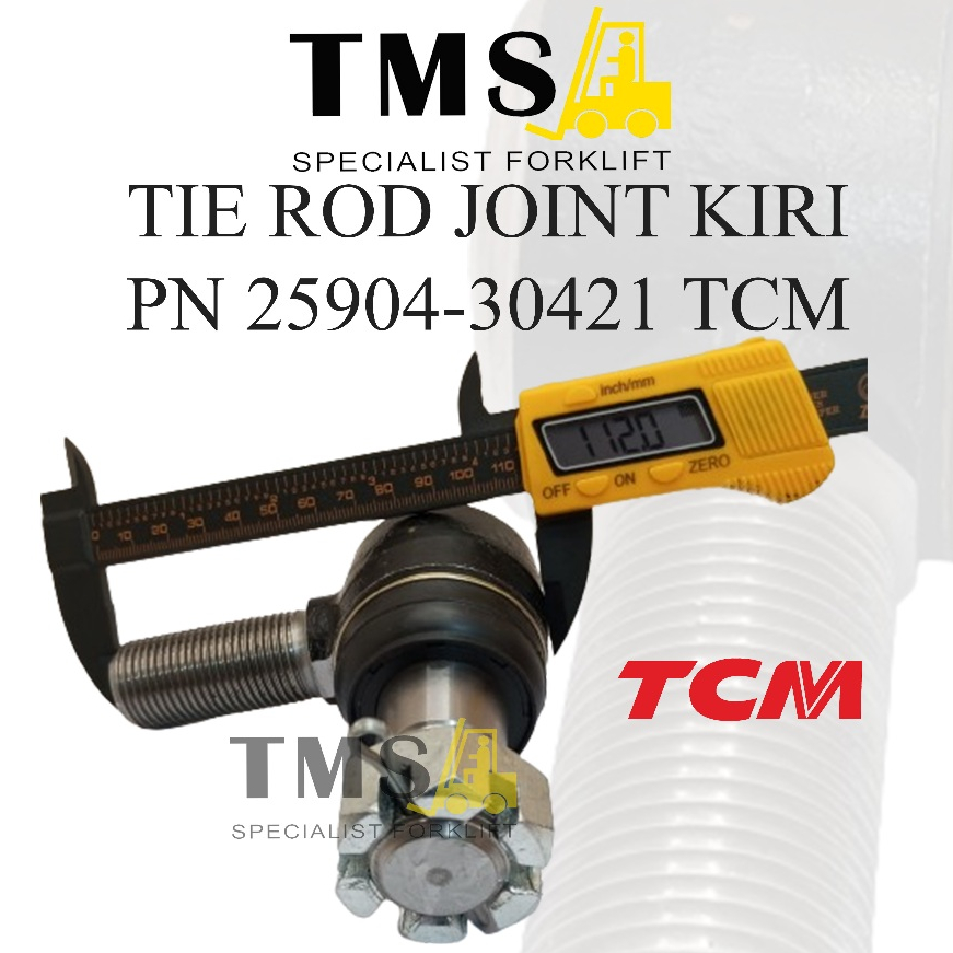 Tie Rod Ball Joint 25904-30421 TCM Forklift FD70 Kiri LEFT - Gambar 3