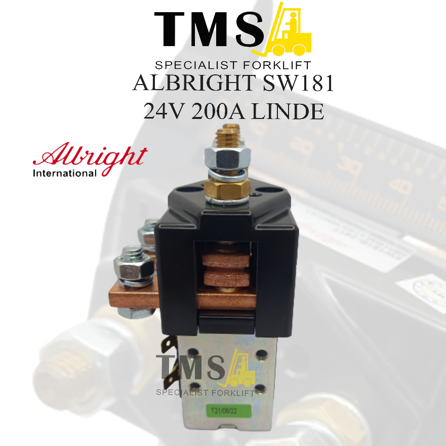 Albright SW181 Contactor For Forklift Eletric Linde 24V 200A DC - Gambar 5