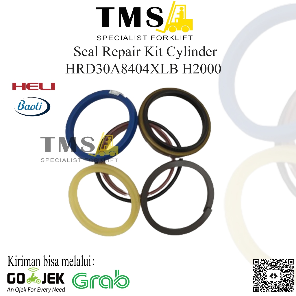 Seal Repair Kit Cylinder Heli Forklift HRD30A8404XLB H2000 Series - Gambar 2