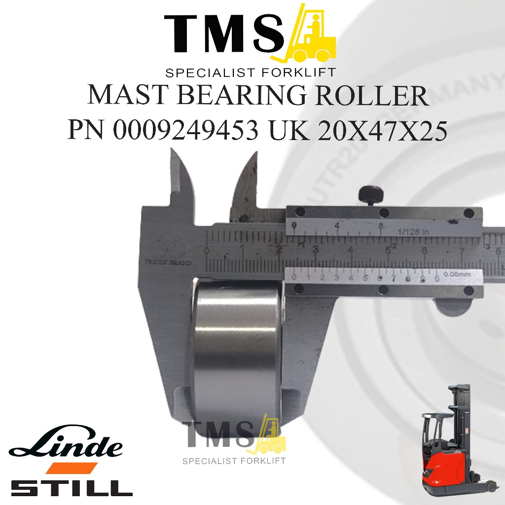 Mast Bearing Roller LINDE R16 0009249453 20X47X25 STILL ReachTruck - Gambar 5