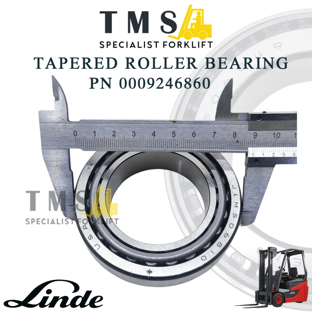 Tapered Roller Bearing Linde Forklift Part Number 0009246860 Ukuran 55x90x23mm Forklift - Gambar 4
