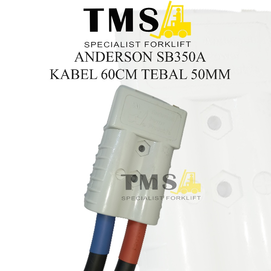 Socket Battery Anderson 350A kabel Intercell Panjang 60cm Tebal 50mm - Gambar 2