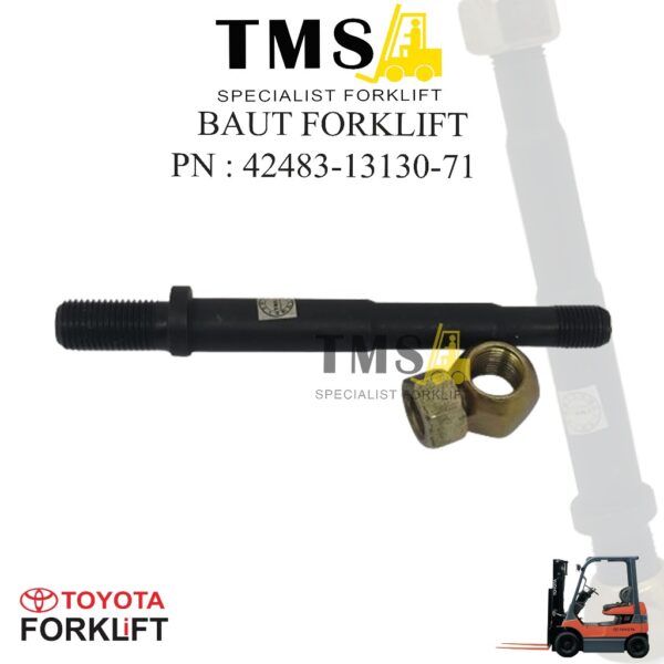 Baut Forklift 42483-13130-71 Bolt Hub Nut Toyota Forklift 7FB15-18