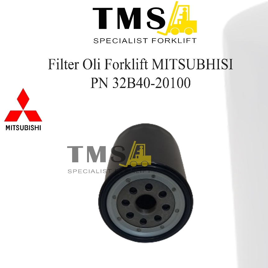 Filter Oil Forklift Mitsubishi 32B40-20100 Oli Filter - Gambar 2