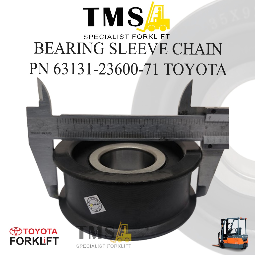 Bearing Sleeve Chain 63131-23600-71 Toyota Forklift 35x92x36 7FD25 Counter Balance Forklift Part - Gambar 2