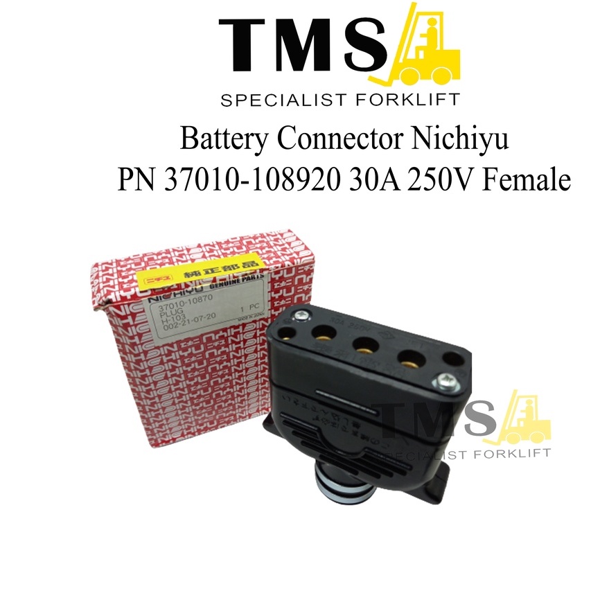 BATTERY CONNECTOR JAPAN 37010-10870 30A 250V Female For Forklift Nichiyu - Gambar 5