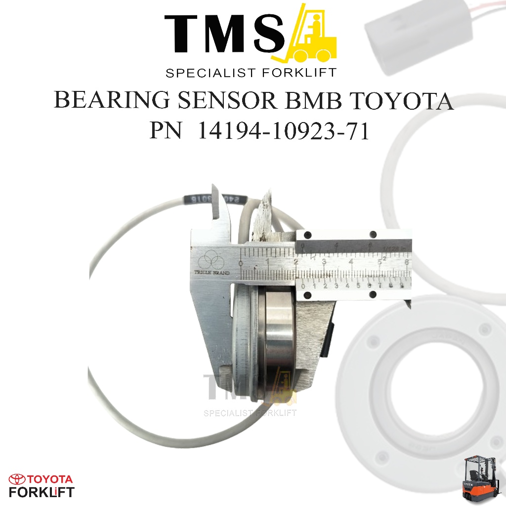 Bearing Sensor BMB-6022E Speed Encoder 14194-10923-71 Forklift Toyota 7FB - Gambar 6