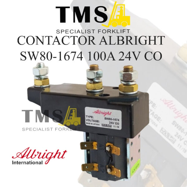 Albright Contactor for Forklift Jungheinrich SW80-1674 24V CO