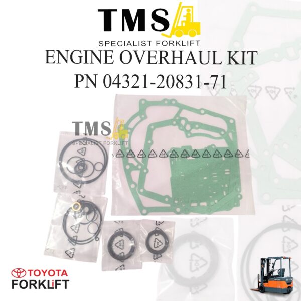Transmission Repair Overhaul Kit 04321-20831-71 Toyota Forklift 02-7FD10 Engine 1DZ 2Z 4Y