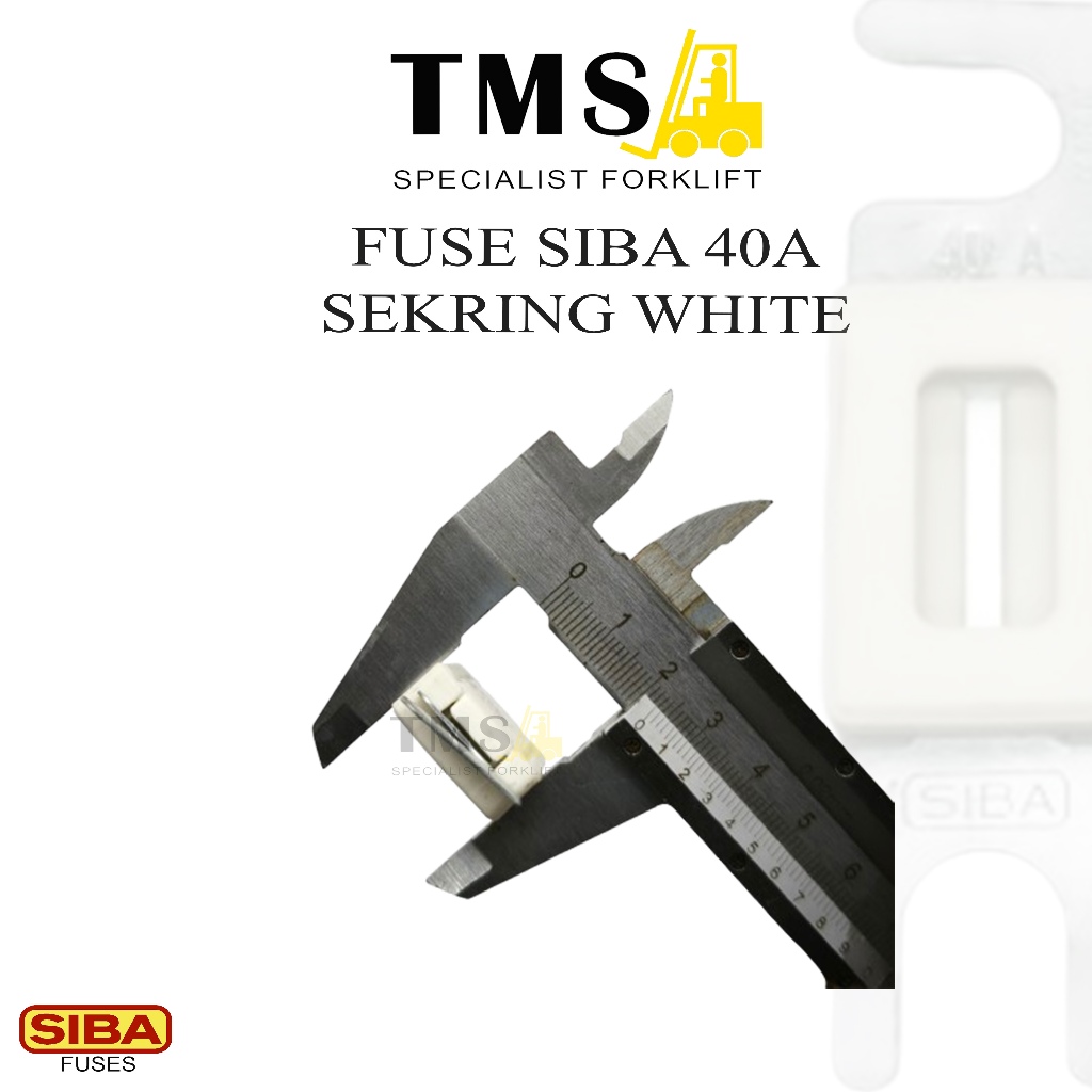 Fuse SIBA 9005805 40A 80V V-Fuse Sekring Forklift Sparepart - Gambar 2