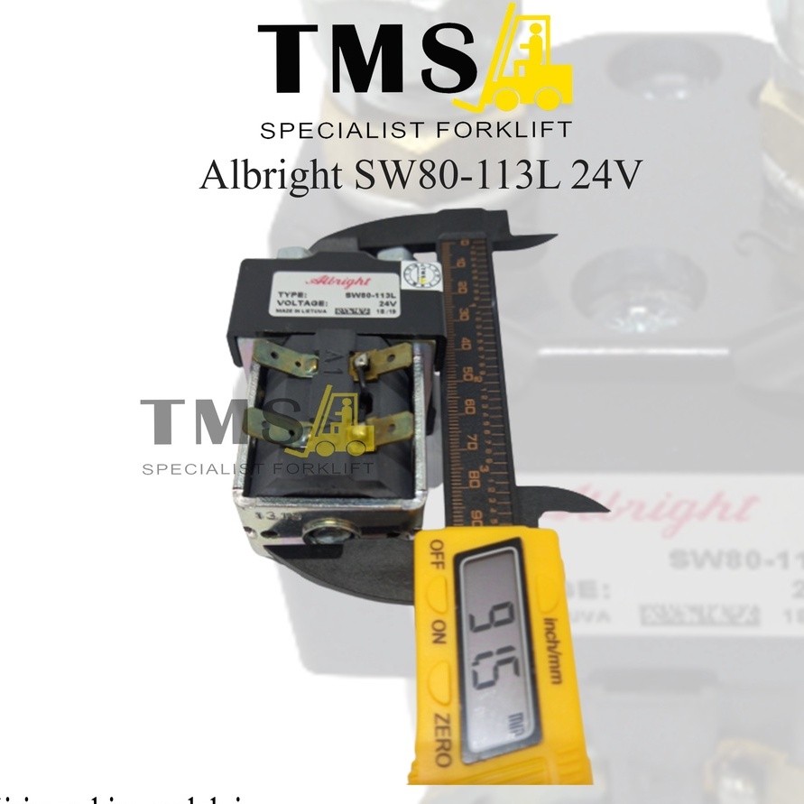 Contactor Albright SW80-113L 24V For Forklift Eletric Kontaktor Linde - Gambar 3