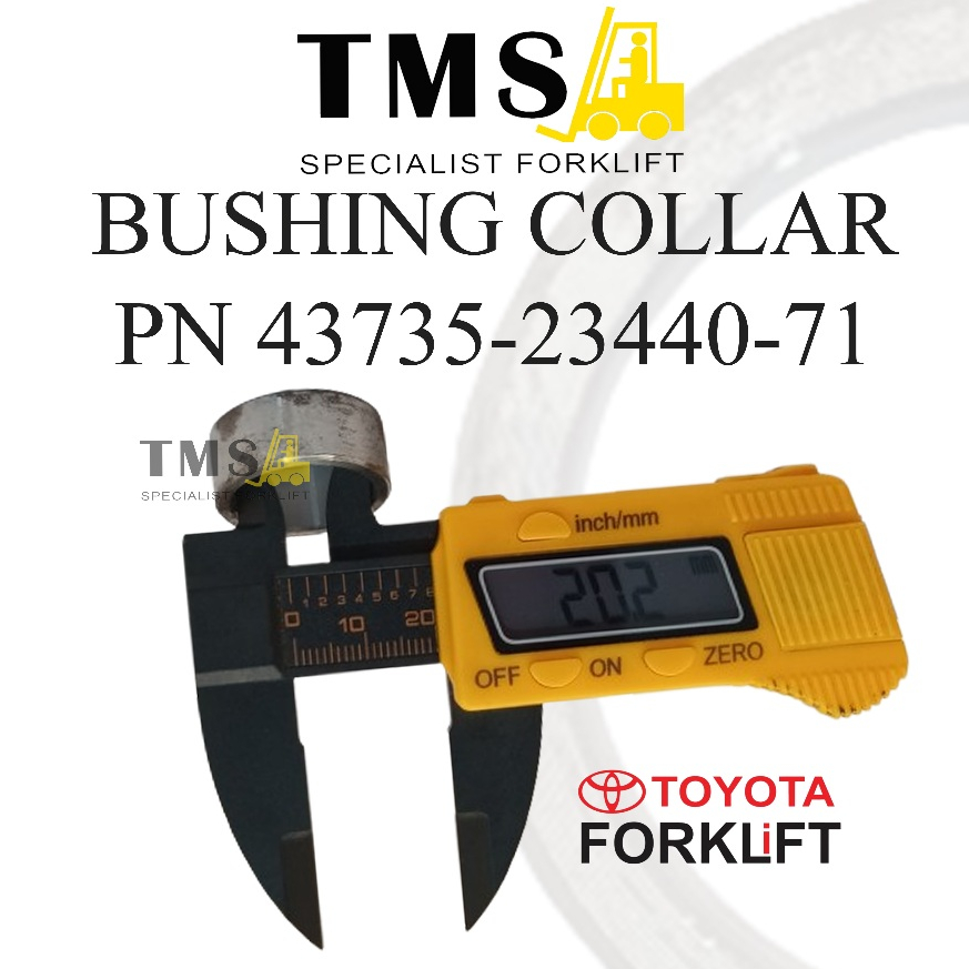 Bushing Collar 43735-23440-71 Forklift Toyota 8FD20-30 - Gambar 4