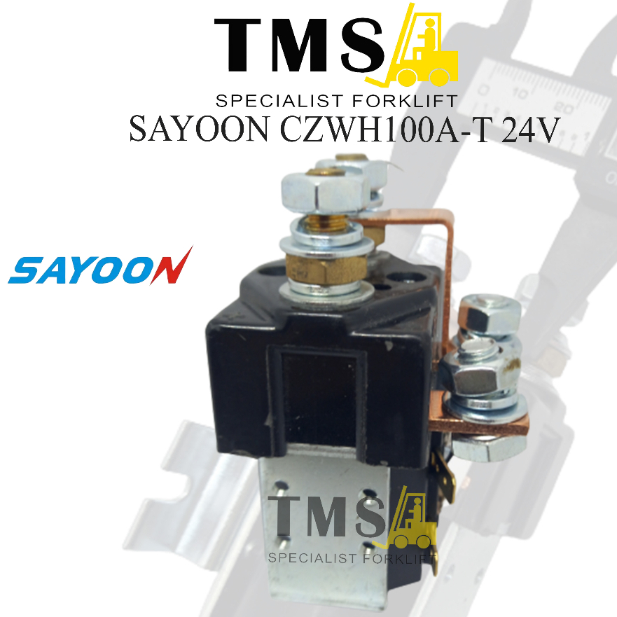 Sayoon Contactor SW85 CZWH100A-T 100A 24V Eletric Forklift CZWH - Gambar 2