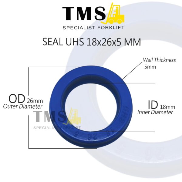 Seal UHS 18x26x5 Hydraulic Rod SealForklift