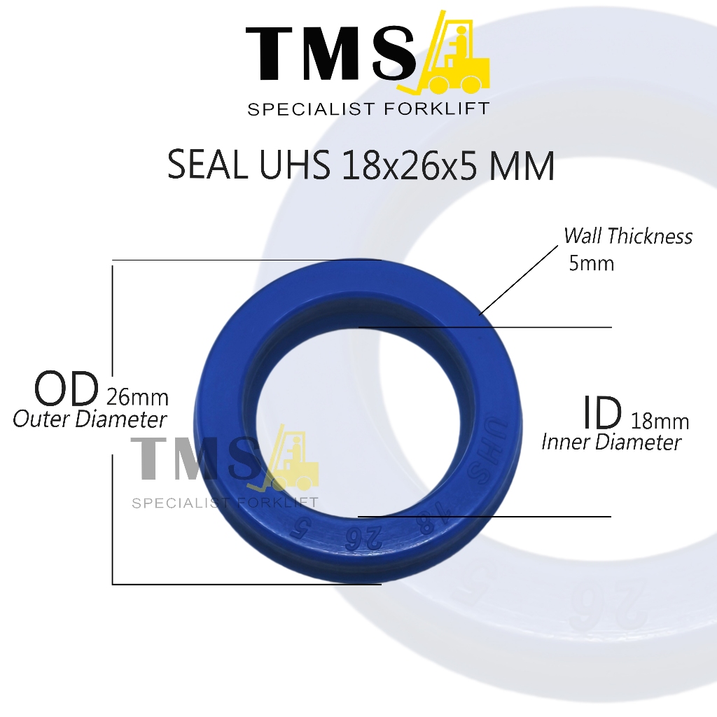 Seal UHS 18x26x5 Hydraulic Rod SealForklift