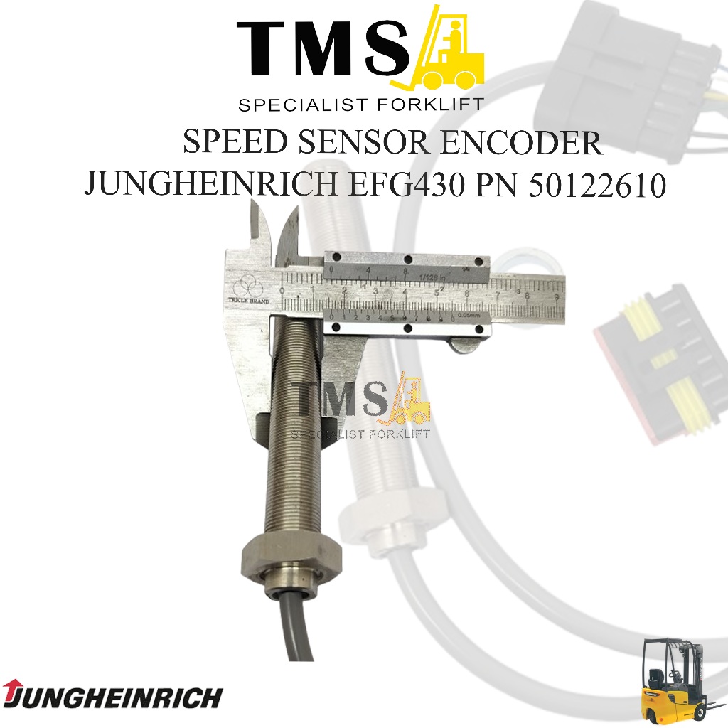 Speed Sensor Forklift Encoder 50122610 Jungheinrich Electric Forklift EFG430 3 Ton - Gambar 2