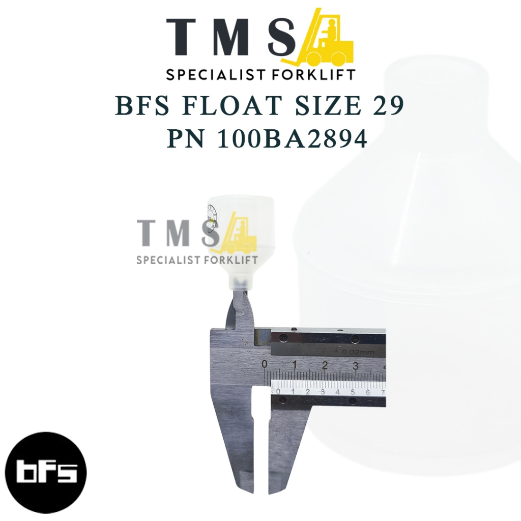 BFS Float Size 29 Part Number 100BA2894 Battery Filling System Forklift Electric - Gambar 2