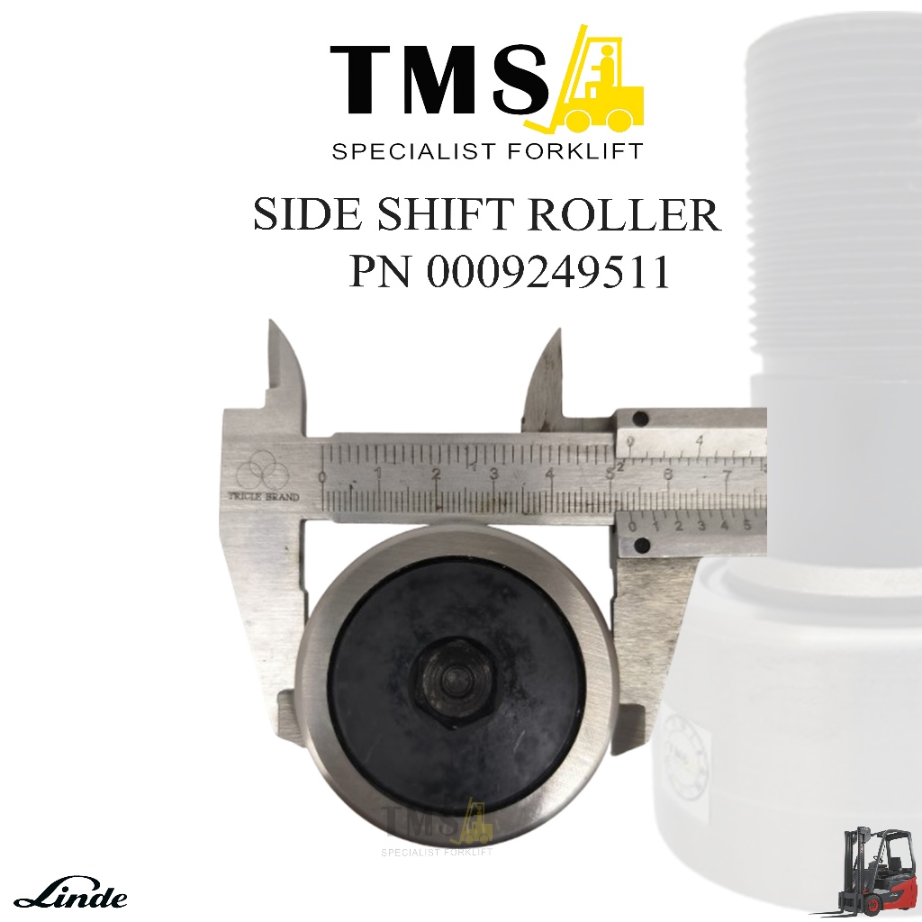 Side Shift Roller Forklift 0009249511 Cam Roller Bearings LINDE H25- H35 Forklift Counterbalance - Gambar 5