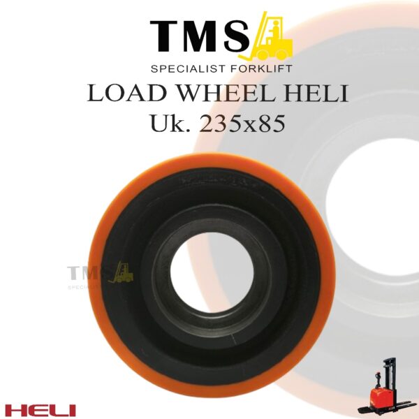 Load Wheel Roda 235x85 Reach Stacker HELI CQDM 12 CQDM15 1,5 Ton Forklift Staker Roda Depan