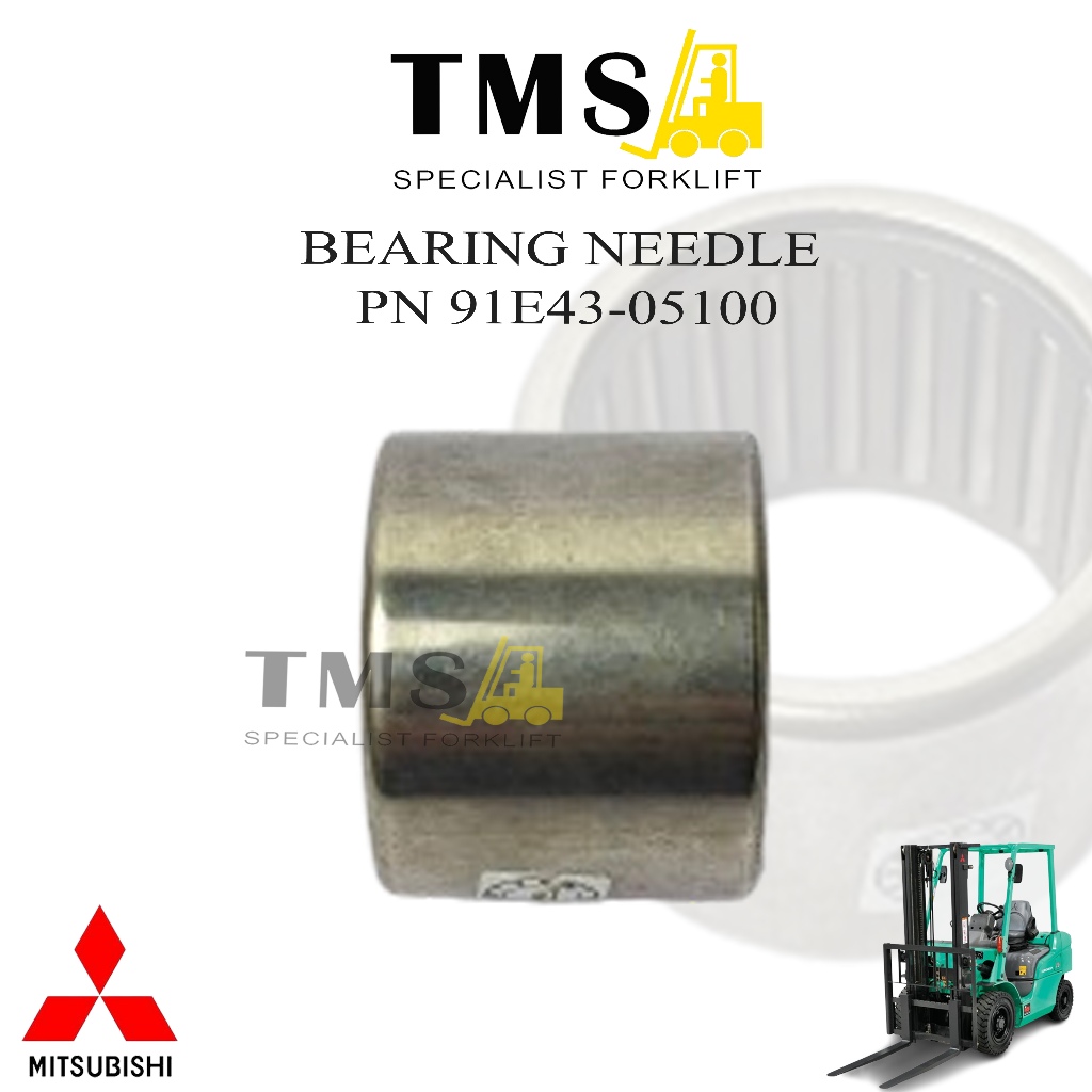 Bearing Needle 91E43-05100 Mitsubishi Forklift 91E4305100 Bearing Bambu - Gambar 3